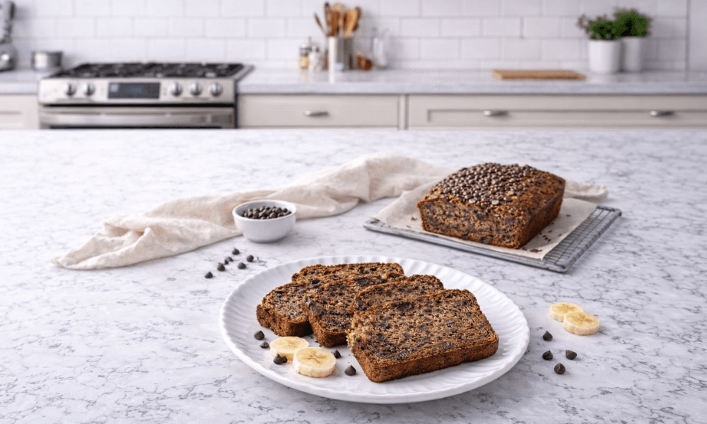 Chlebek bananowy z czekoladą