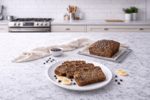 Chlebek bananowy z czekoladą