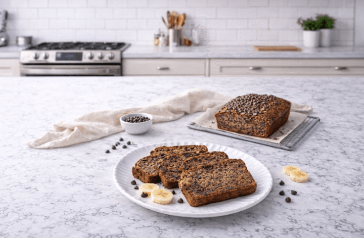 Chlebek bananowy z czekoladą