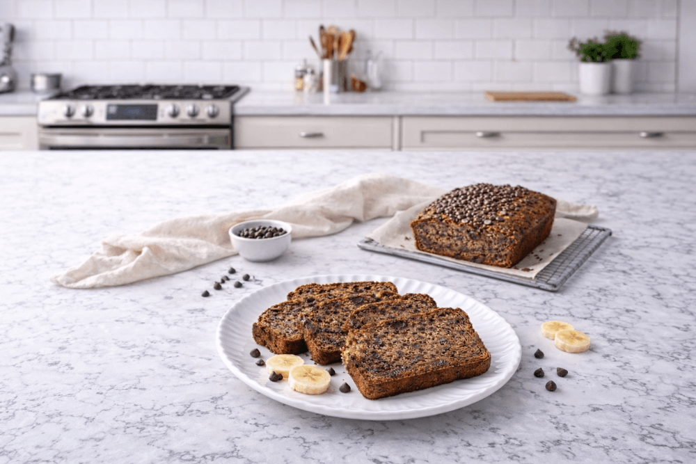 Chlebek bananowy z czekoladą