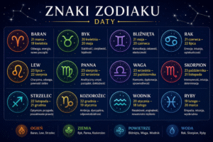 Znaki zodiaku daty