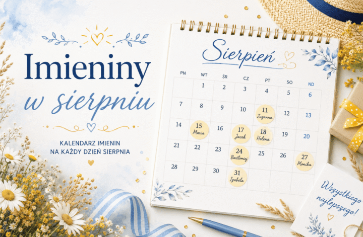 imieniny w sierpniu