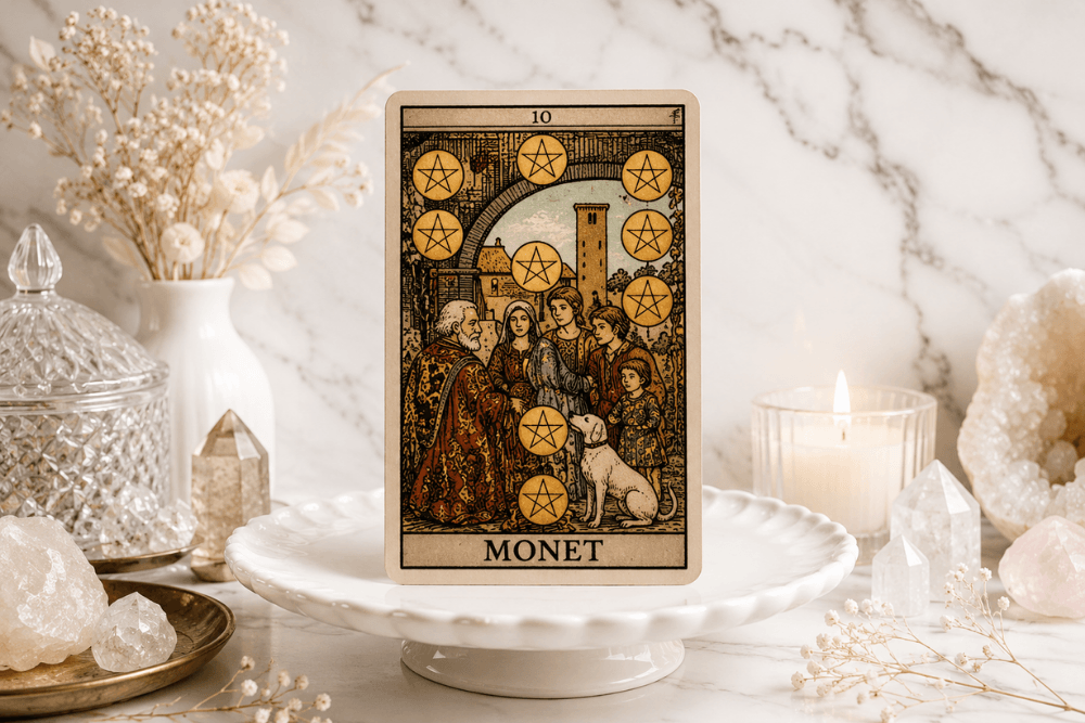10 monet tarot