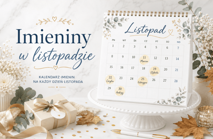 Imieniny w listopadzie