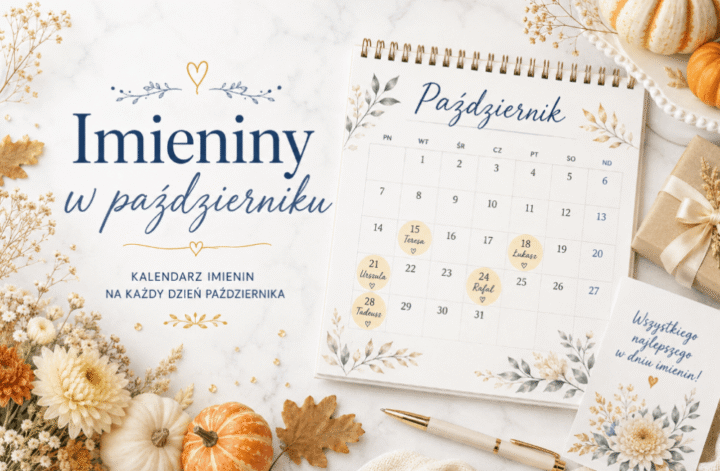 Imieniny w październiku