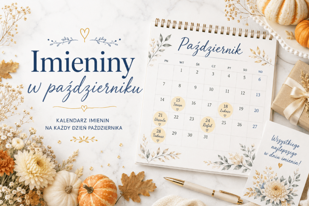 Imieniny w październiku