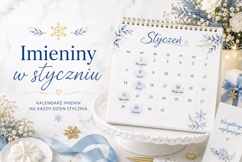 Imieniny w styczniu