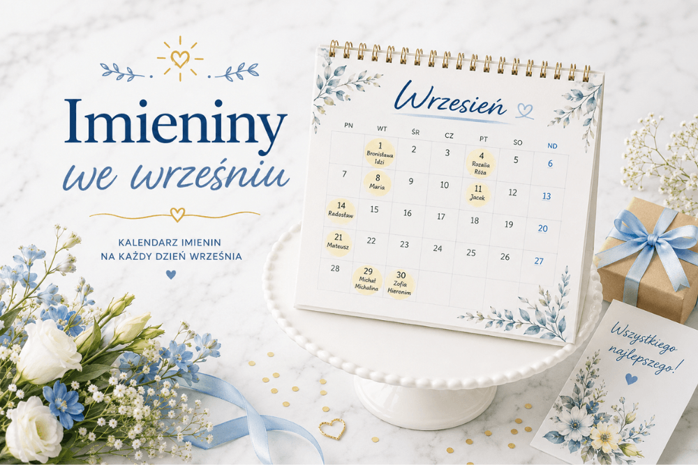 Imieniny we wrześniu
