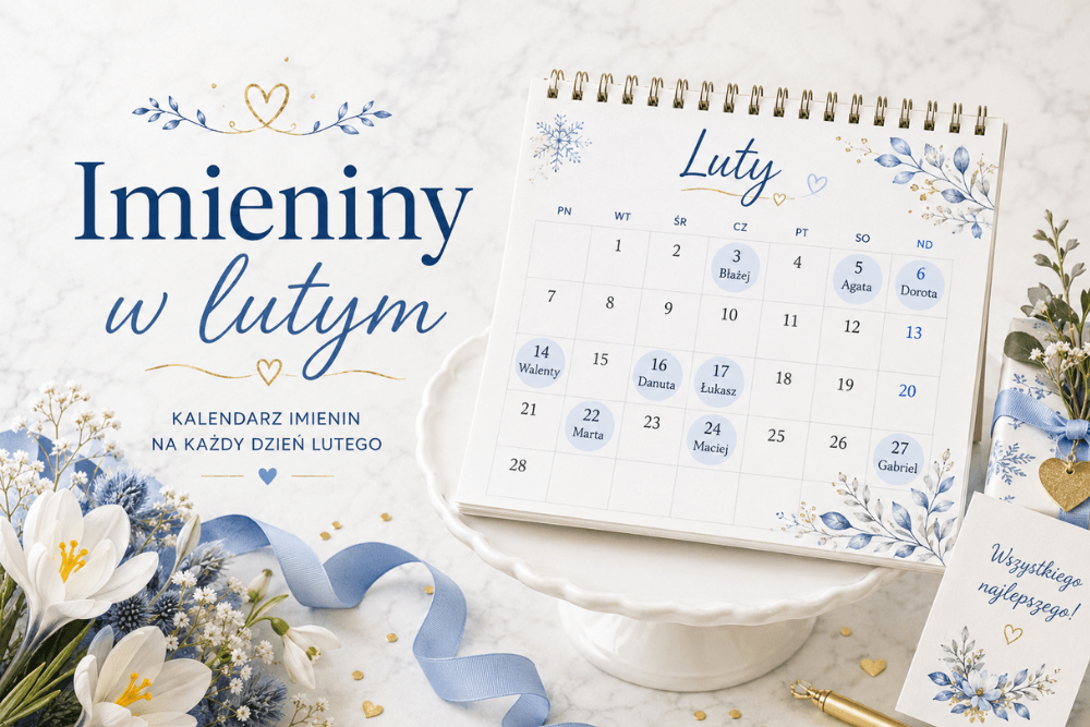 imieniny w lutym