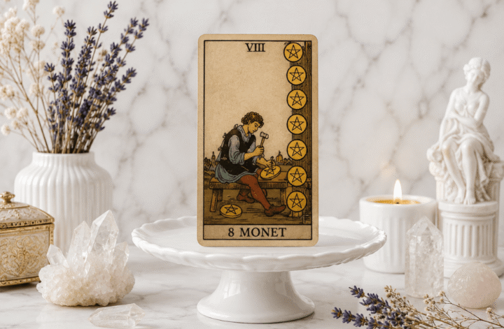 8 monet tarot