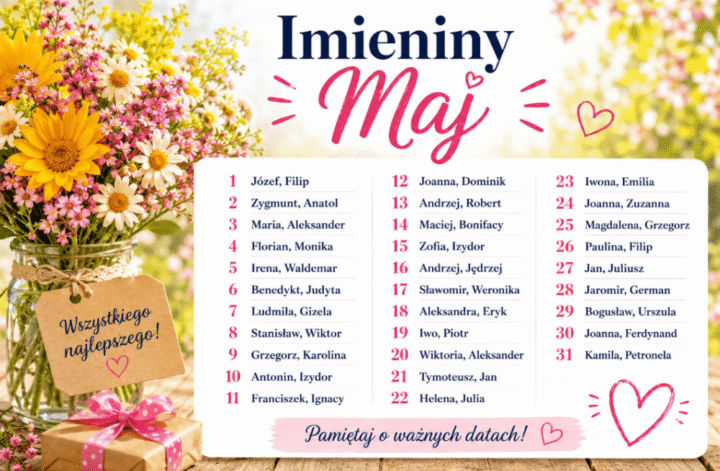 Imieniny maj
