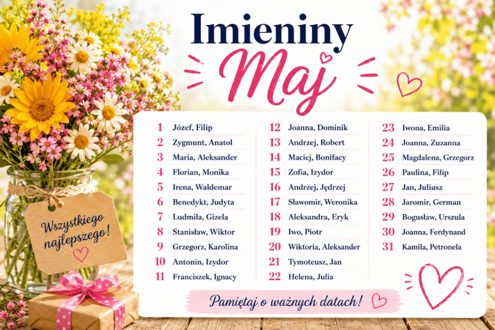 Imieniny maj