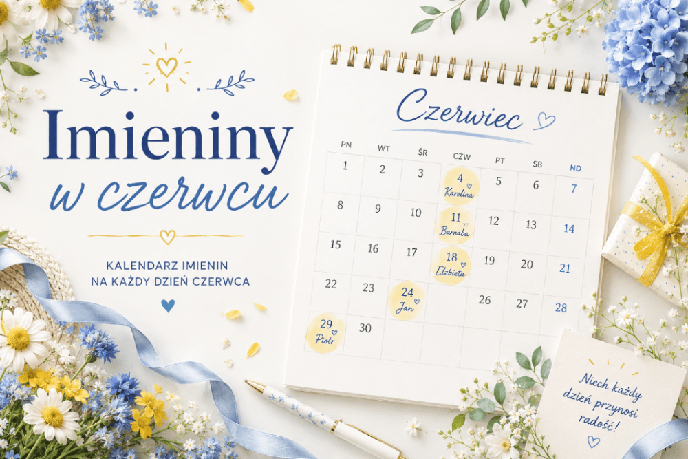Imieniny w czerwcu