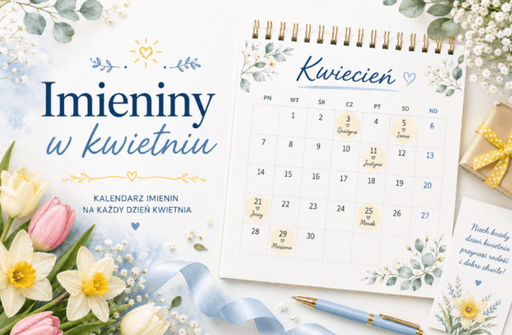 Imieniny w kwietniu