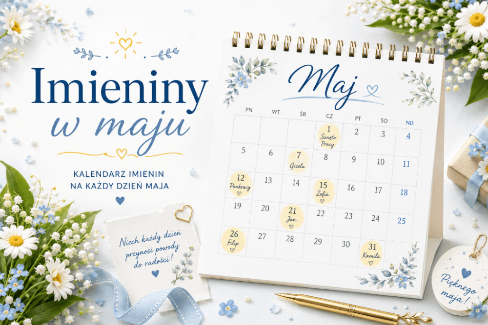 Imieniny w maju